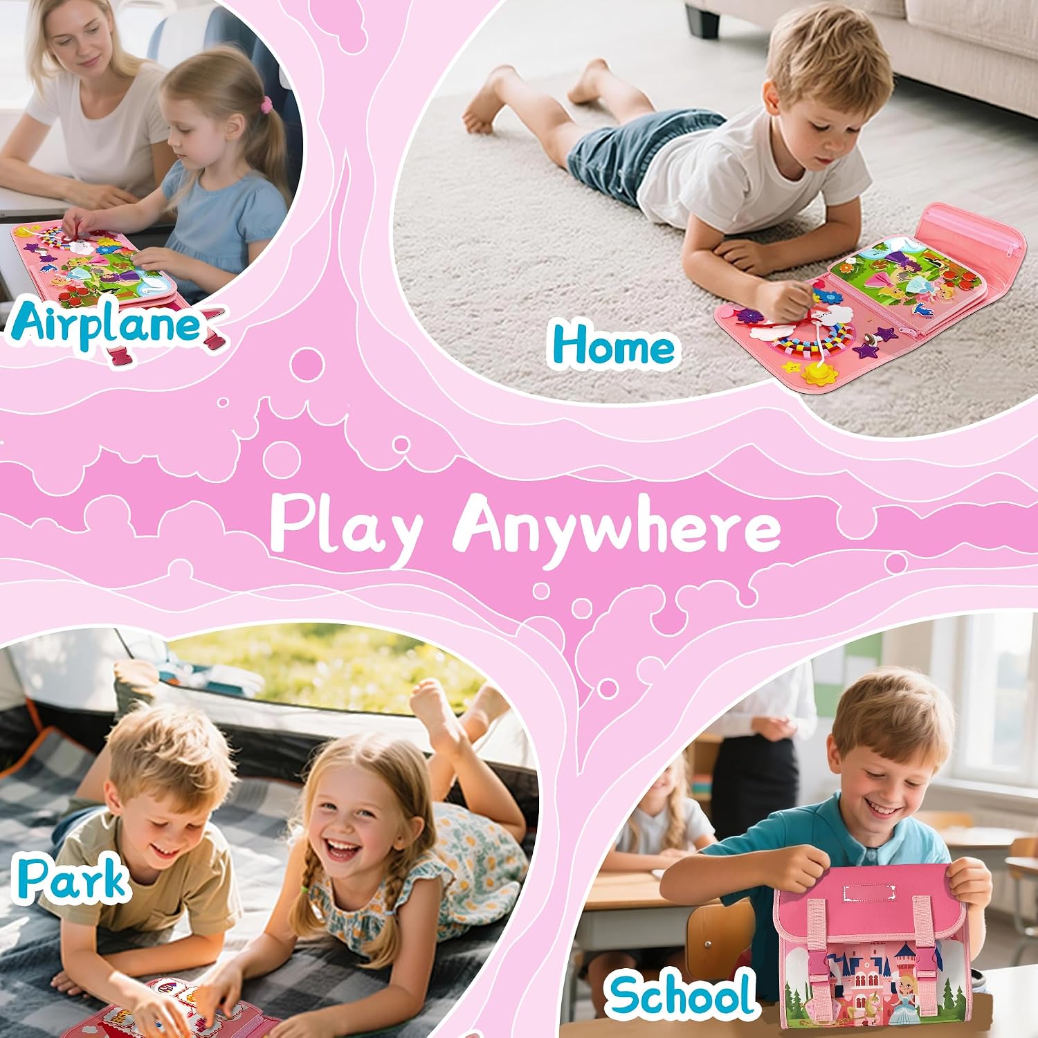 재미있는 공주 성 활동용 배낭｜아이들이 놀이를 통해 운 - Kids Education Activities 리뷰 및 가격